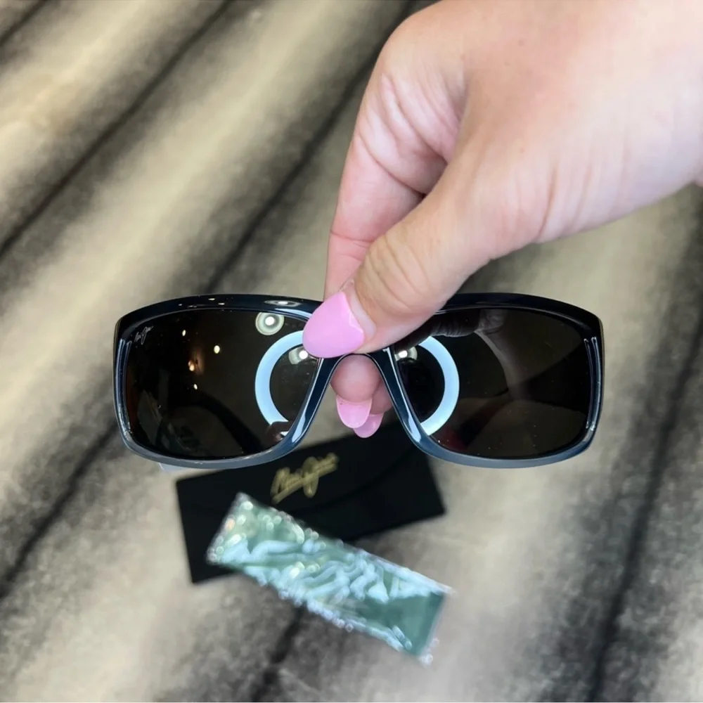 Maui Jim World Cup Marlin Polarized Wrap Sunglasses